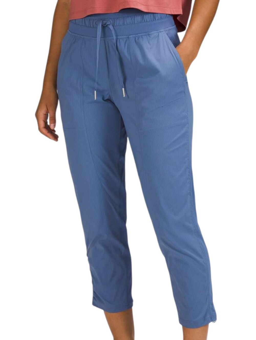 Lululemon Dance Studio Mid-Rise Crop Water Drop Women 8 Swift